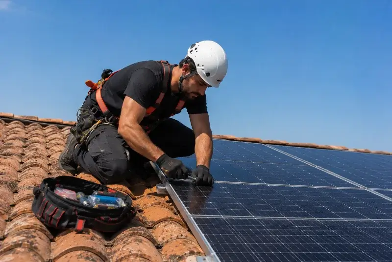 Maintenance et monitoring de panneaux solaires à Gresswiller